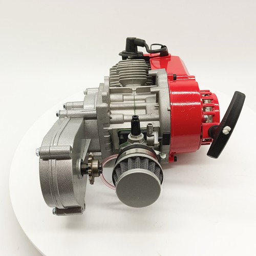 Dirt bike engine - with, transfer