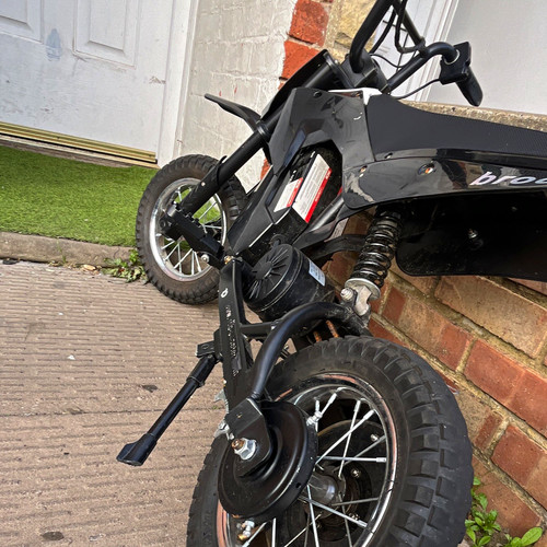 Black pocket bike - black, mini