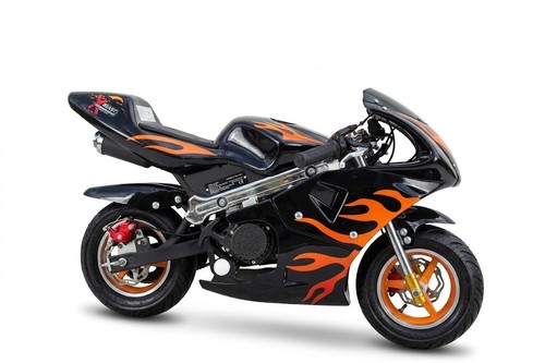 Orange 49cc petrol off road - orange,