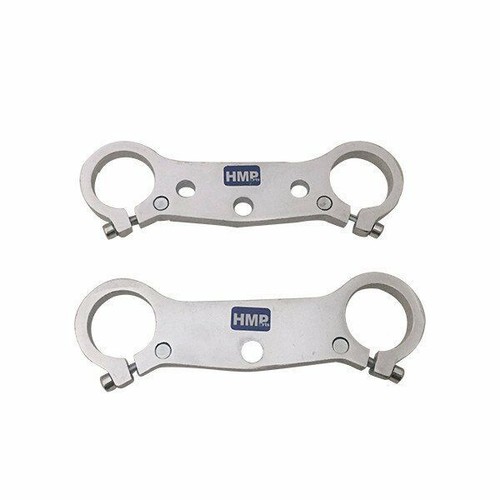 Aluminium triple clamp - aluminium, set